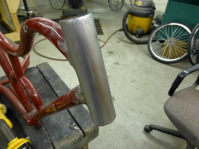 Redoing Front frame section on Victory Pedicab
